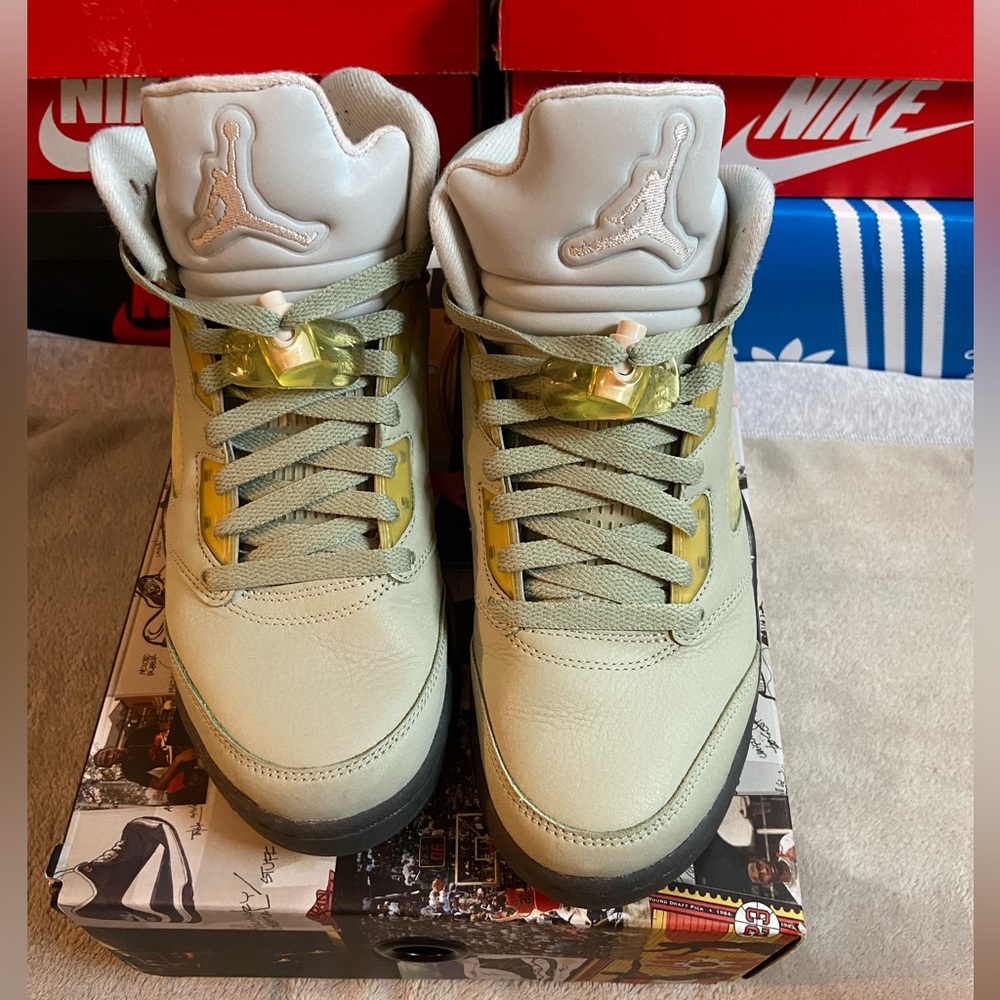 Jade horizon/ desert sand air jordan mens 7 women’s 8.5